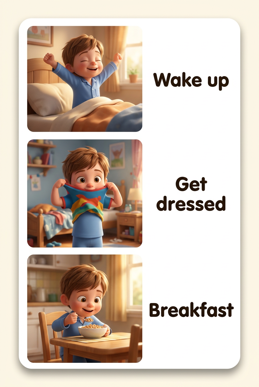 Visual Supports example